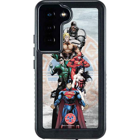 Justice League Heroes Stance 2 Galaxy S24 Waterproof Case