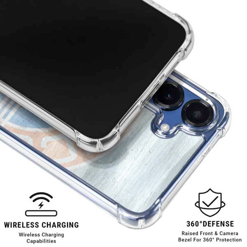 Justice League Heroes Stance 2 Galaxy S25 Clear Case