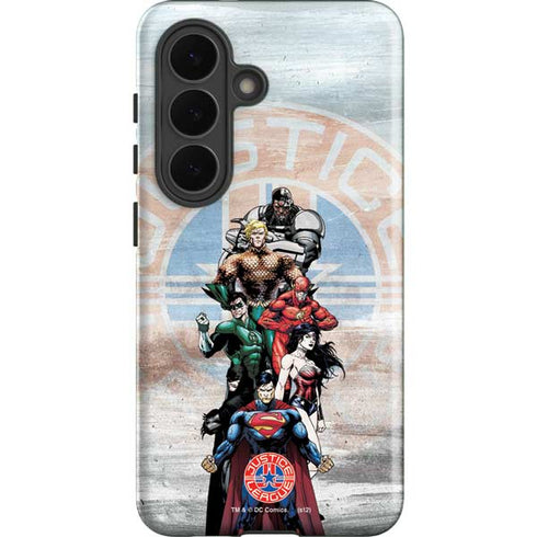 Justice League Heroes Stance 2 Galaxy S26 Plus Impact Case