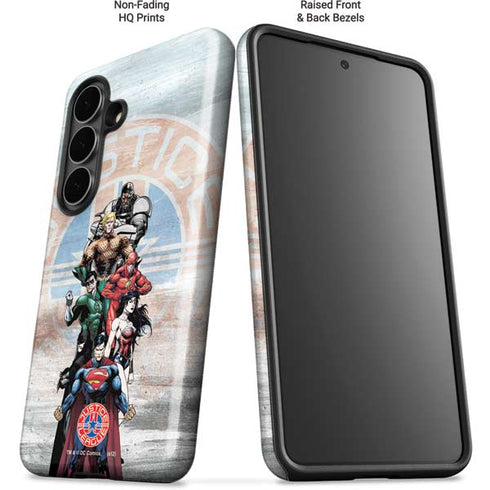 Justice League Heroes Stance 2 Galaxy S26 Plus Impact Case