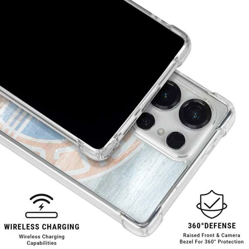 Justice League Heroes Stance 2 Galaxy S26 Ultra Clear Case