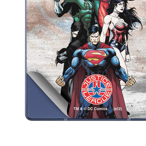 Justice League Heroes Stance 2 Galaxy Z Fold6 Skin