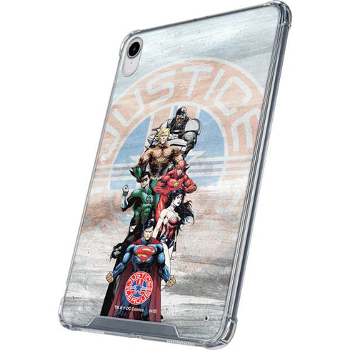 Justice League Heroes Stance 2 iPad 11th Gen (2025) Clear Case
