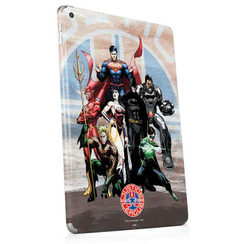 Justice League Heroes Stance 2 Apple iPad Skin