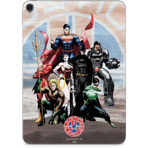 Justice League Heroes Stance 2 Apple iPad Pro Skin