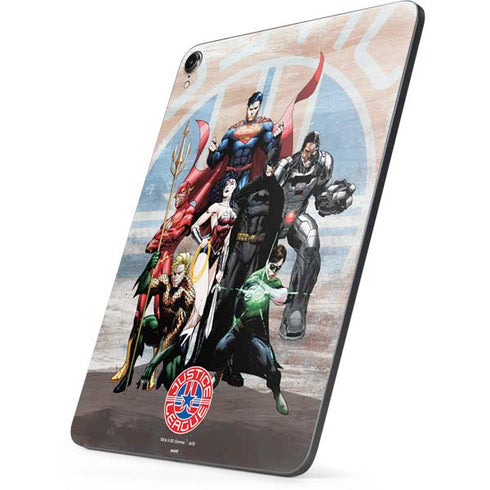 Justice League Heroes Stance 2 Apple iPad Pro Skin