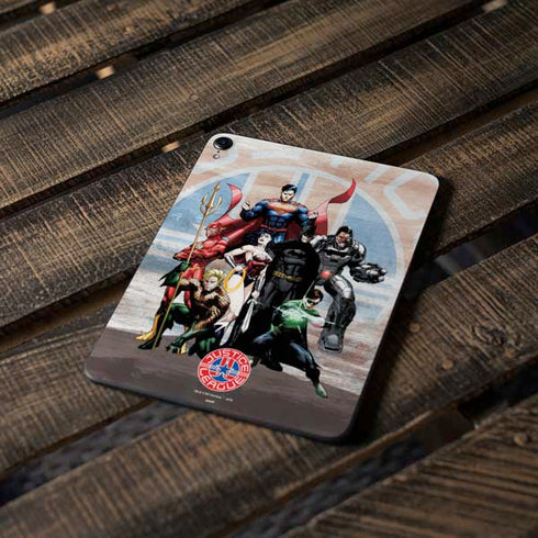 Justice League Heroes Stance 2 Apple iPad Pro Skin