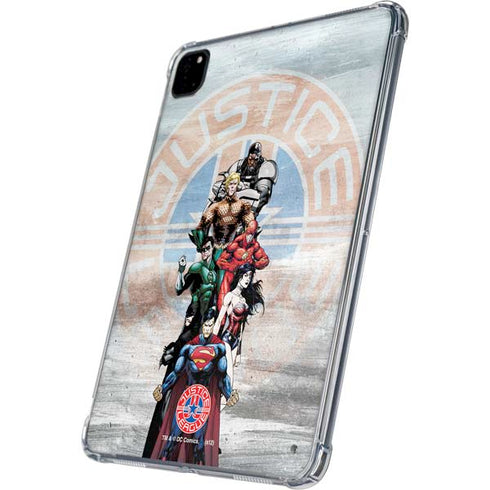 Justice League Heroes Stance 2 iPad Pro 11in (2024) Clear Case