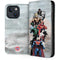 Justice League Heroes Stance 2 iPhone 14 Plus Folio Case