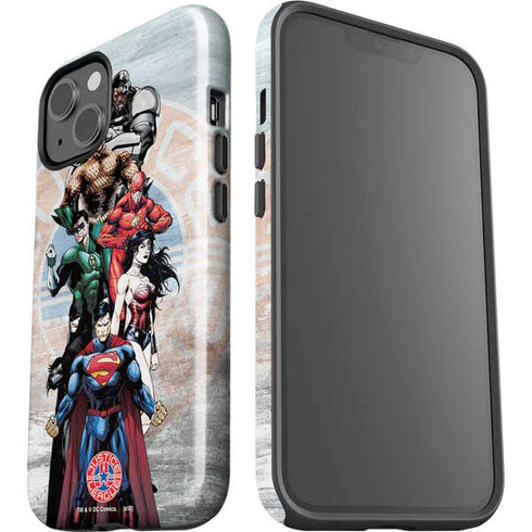 Justice League Heroes Stance 2 iPhone 15 Impact Case