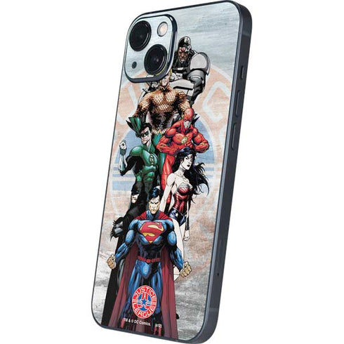 Justice League Heroes Stance 2 iPhone 15 Skin