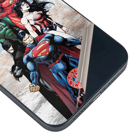 Justice League Heroes Stance 2 iPhone 15 Skin