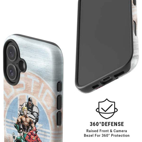 Justice League Heroes Stance 2 iPhone 16 Magsafe Impact Case