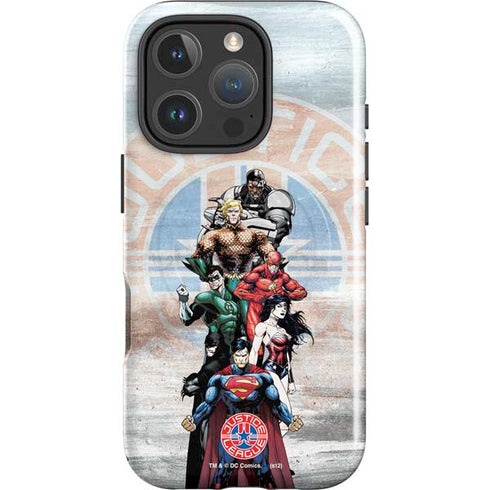 Justice League Heroes Stance 2 iPhone 16 Pro Magsafe Impact Case