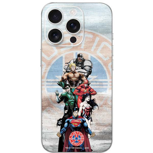 Justice League Heroes Stance 2 iPhone 16 Pro Skin