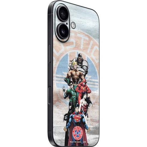 Justice League Heroes Stance 2 iPhone 16 Skin