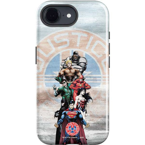 Justice League Heroes Stance 2 iPhone 16e Impact Case