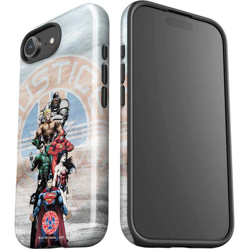 Justice League Heroes Stance 2 iPhone 16e Impact Case