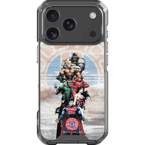 Justice League Heroes Stance 2 iPhone 18 Pro Clear Case