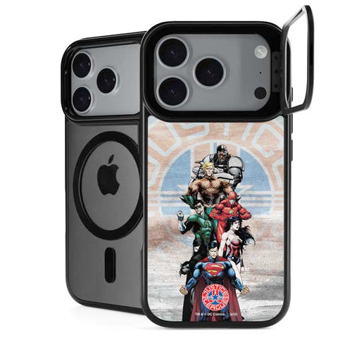 Justice League Heroes Stance 2 iPhone 18 Pro Kickstand Case