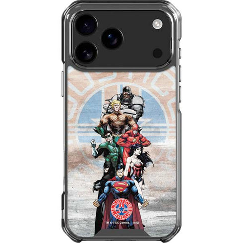 Justice League Heroes Stance 2 iPhone 18 Pro Max Clear Case