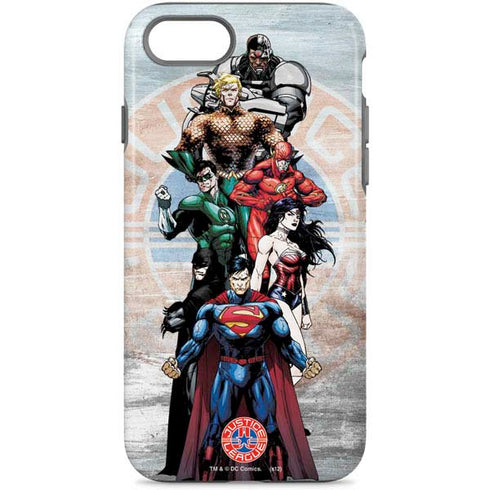 Justice League Heroes Stance 2 iPhone Cases