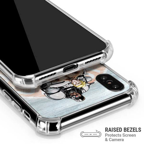 Justice League Heroes Stance 2 iPhone X/XS Clear Case