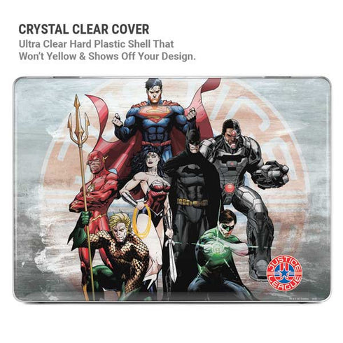 Justice League Heroes Stance 2 MacBook Pro 14in (2021-24) Case plus Skin