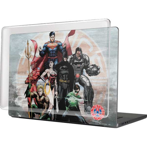 Justice League Heroes Stance 2 MacBook Cases