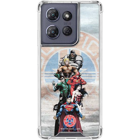 Justice League Heroes Stance 2 Moto G 5G (2025) Clear Case