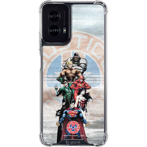 Justice League Heroes Stance 2 Moto G Power 5G (2024) Clear Case