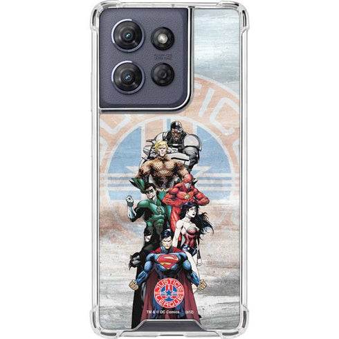 Justice League Heroes Stance 2 Moto G Stylus 5G (2025) Clear Case