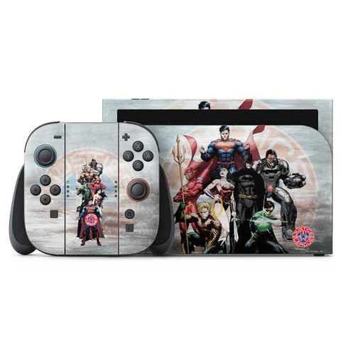 Justice League Heroes Stance 2 Nintendo Switch 2 (2025) with Joy-Con Skin