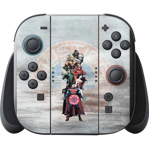 Justice League Heroes Stance 2 Nintendo Switch 2 (2025) with Joy-Con Skin