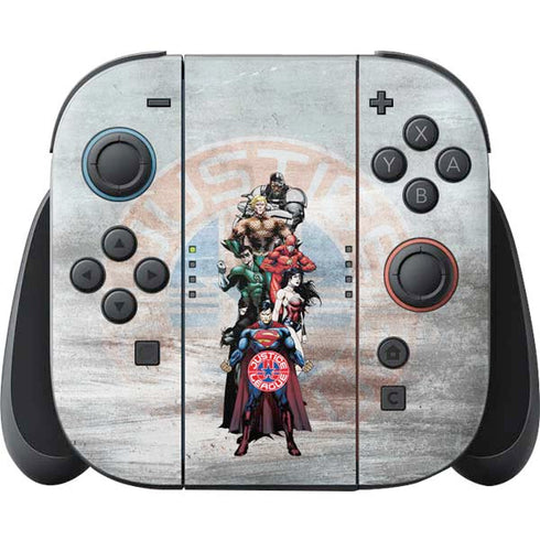 Justice League Heroes Stance 2 Nintendo Skins