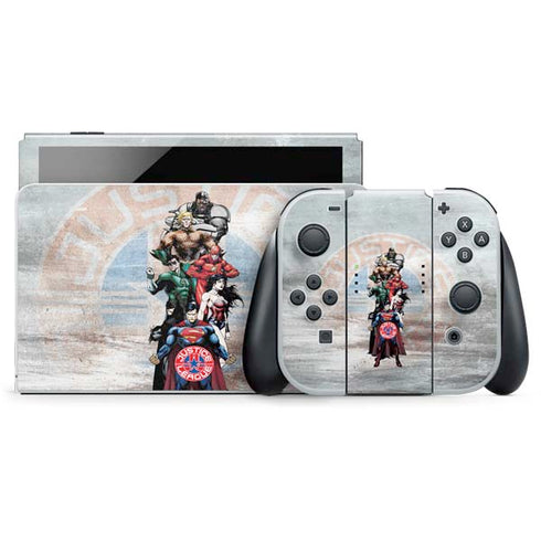 Justice League Heroes Stance 2 Nintendo Skins