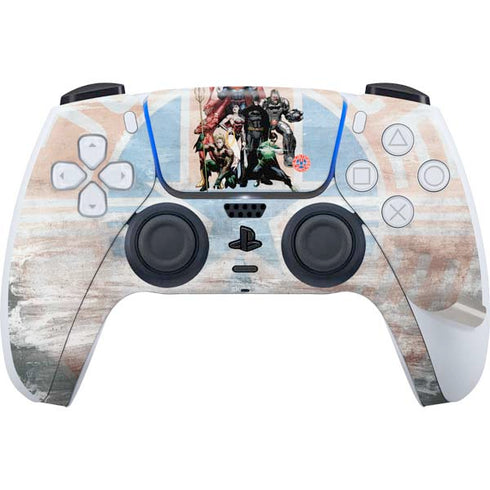 Justice League Heroes Stance 2 PS5 Pro Disk Bundle Skin