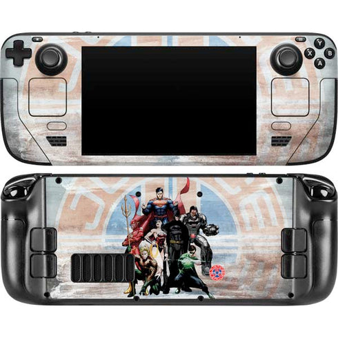 Justice League Heroes Stance 2 Steam Deck Handheld Gaming Computer Skin