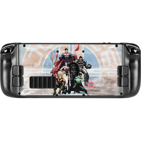 Justice League Heroes Stance 2 Steam Deck Handheld Gaming Computer Skin