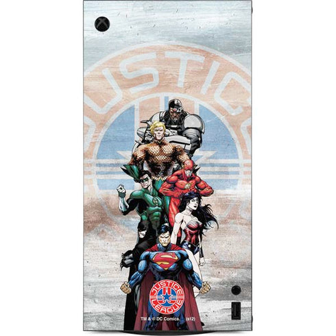 Justice League Heroes Stance 2 XBox Series X Digital Edition Console Skin