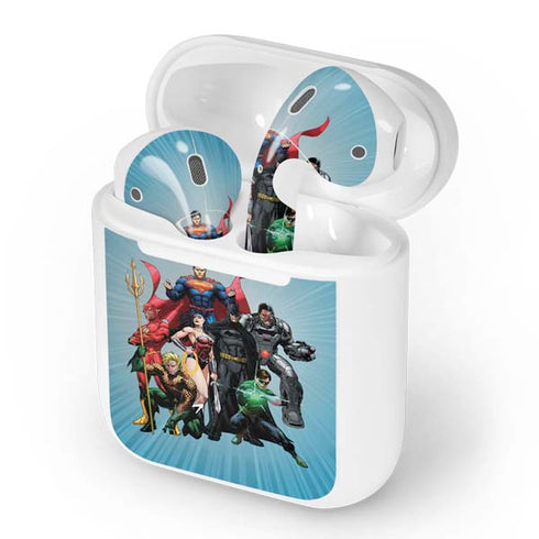 Justice League Heroes Stance 1 Apple AirPods Skin