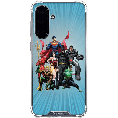 Justice League Heroes Stance 1 Galaxy A36 5G Clear Case