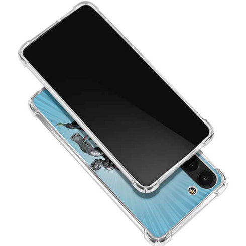 Justice League Heroes Stance 1 Galaxy S24 FE Clear Case