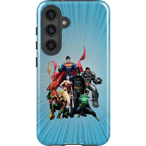 Justice League Heroes Stance 1 Galaxy S25 Plus Impact Case