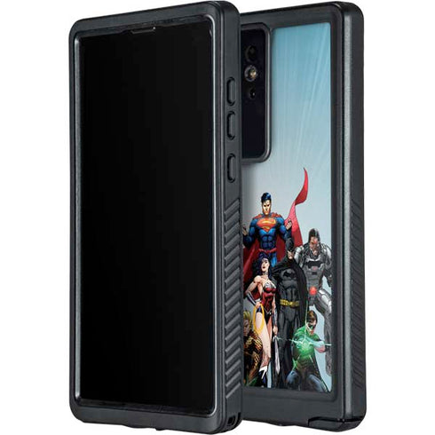 Justice League Heroes Stance 1 Galaxy S24 Ultra Waterproof Case