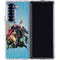 Justice League Heroes Stance 1 Galaxy Z Fold6 Clear Case