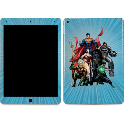 Justice League Heroes Stance 1 iPad Skins