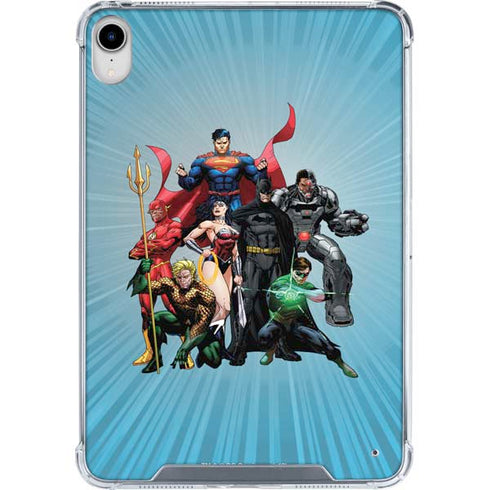 Justice League Heroes Stance 1 iPad 11th Gen (2025) Clear Case