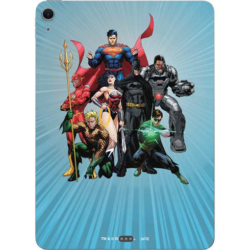 Justice League Heroes Stance 1 Apple iPad Air Skin