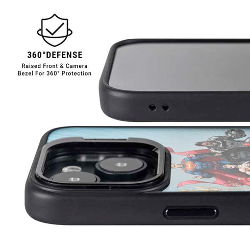 Justice League Heroes Stance 1 iPhone 13 Kickstand Case